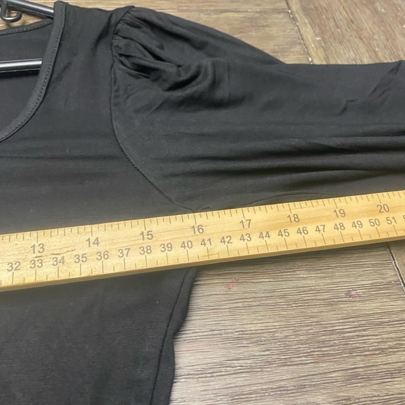 JORASOB Women's Square Neck Long Sleeve bishop Sleeve Tops - Picture 7 of 8